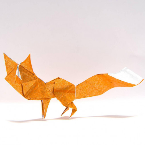 Dekorácie - Origami Líška - 17297008_