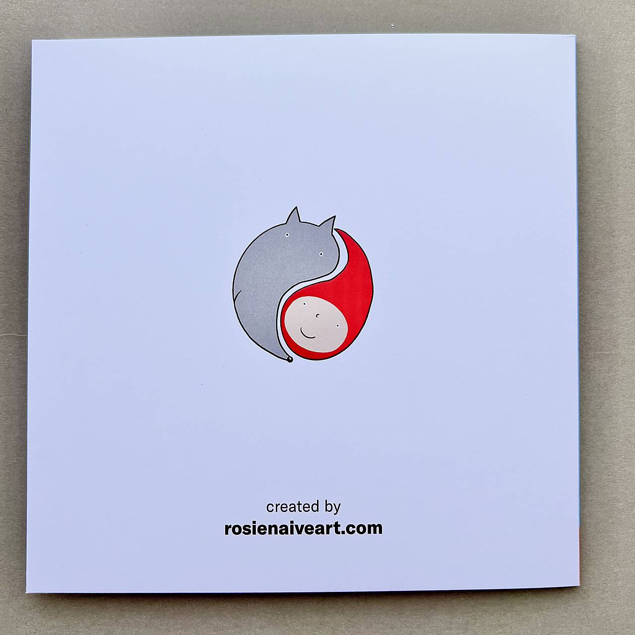 Elegantný odchod, otváracia pohľadnica 