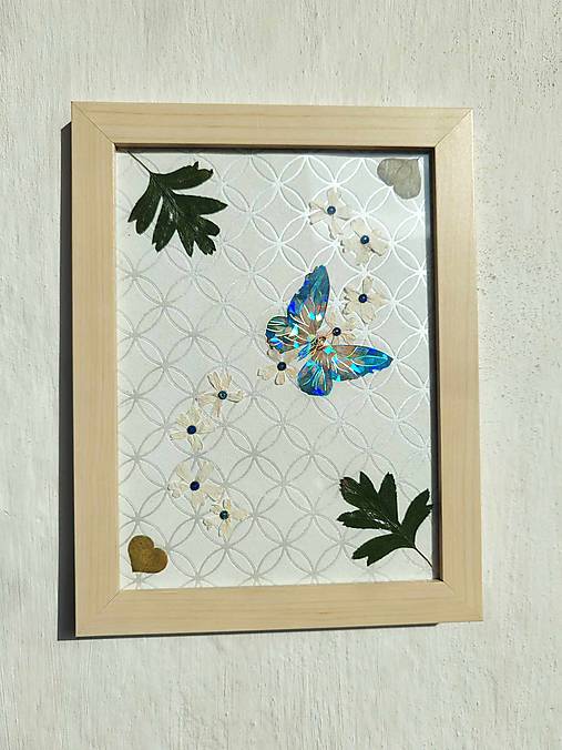 Obrazy - Okolo lúčky - drevený rám - 17300834_