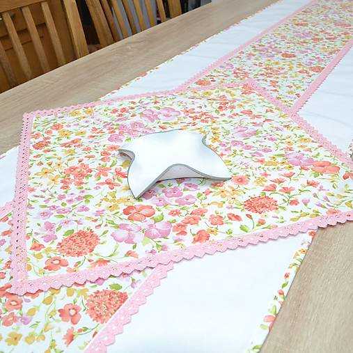 Úžitkový textil - IDA - jarná nálada - štvorcový obrúsok 40x40 - 17298809_