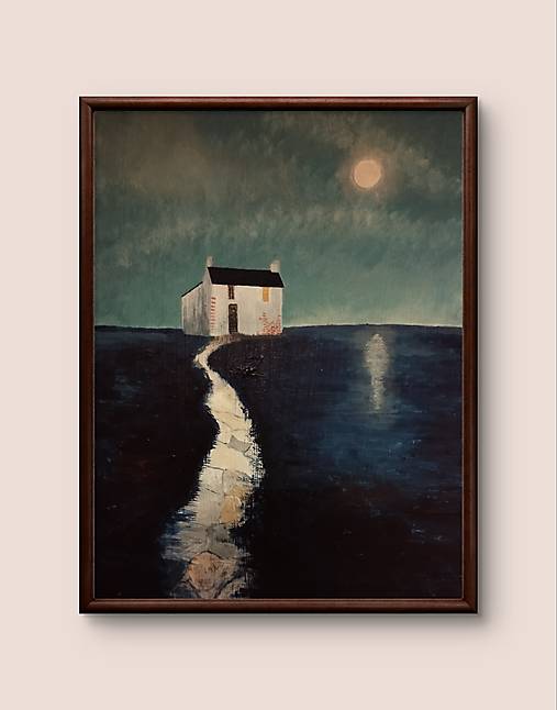 Obrazy - Dom pri mori - 17300526_