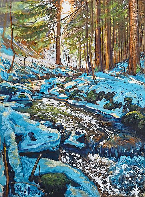 Obrazy - Slnečný  kúpeľ - 17301121_