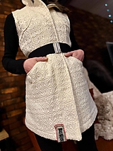 Vesty - Upcyklovaná vestička BE ORIGINAL - 17301367_