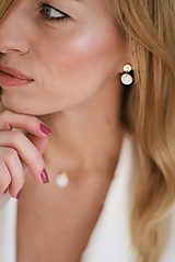 Náušnice - Náušnice "Dots" Pearl - 17302619_