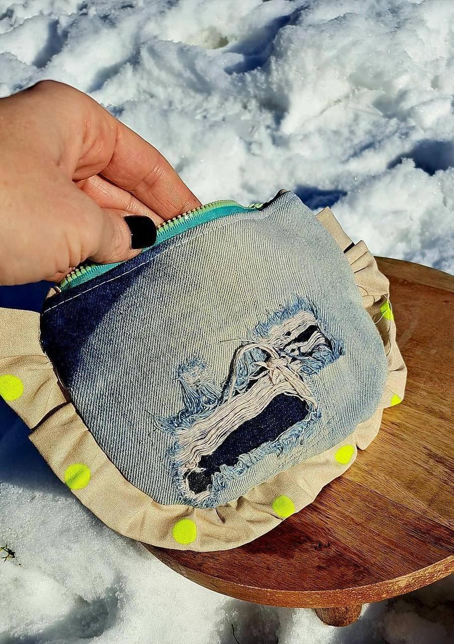 Kosmetická taštička denim 