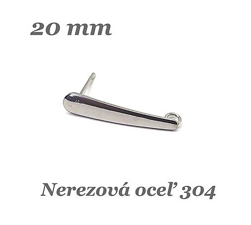 Komponenty - Puzeta s očkom 20mm /M2176/ - nerez.oceľ 304 - 17304737_