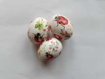 Dekorácie - Vajíčka pre malých oblievačov s lienkami - 17305033_