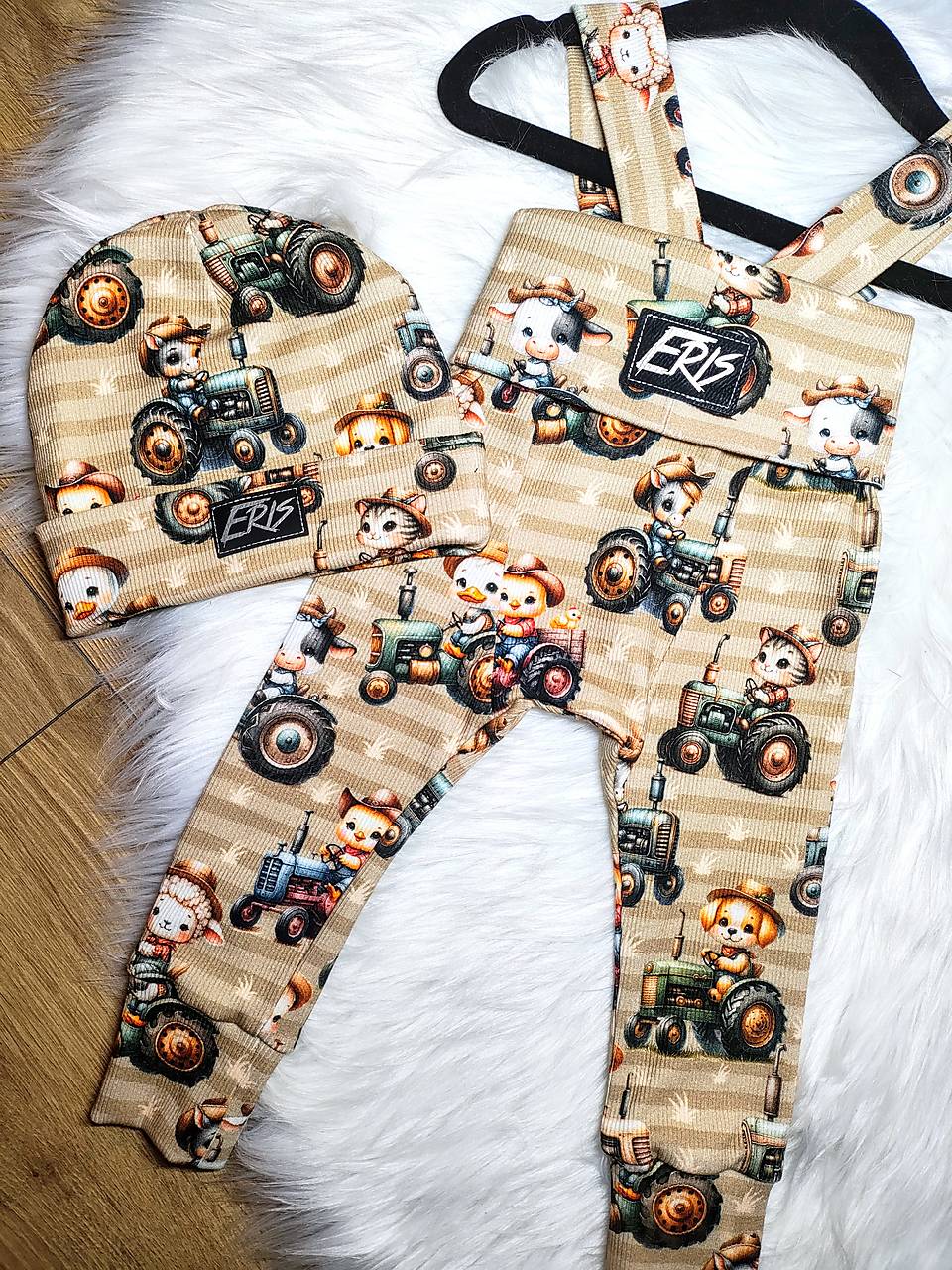 REBROVANÉ legíny na traky ZVIERATKÁ V TRAKTOROCH