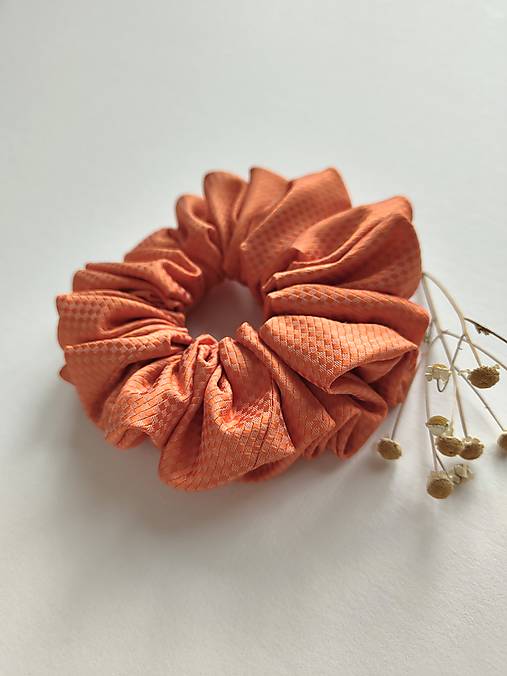 Basic MAXI scrunchie (Oranžová II.)