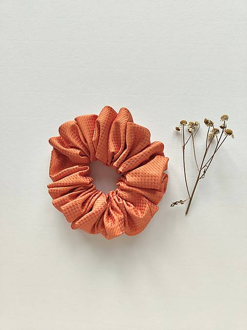 Basic MAXI scrunchie (Oranžová II.)