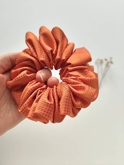 Basic MAXI scrunchie (Oranžová II.)