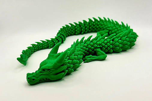 Hračky - Flexibilný drak – hračka plná fantázie!  (Drak z  klasického PLA plastu) - 17305520_