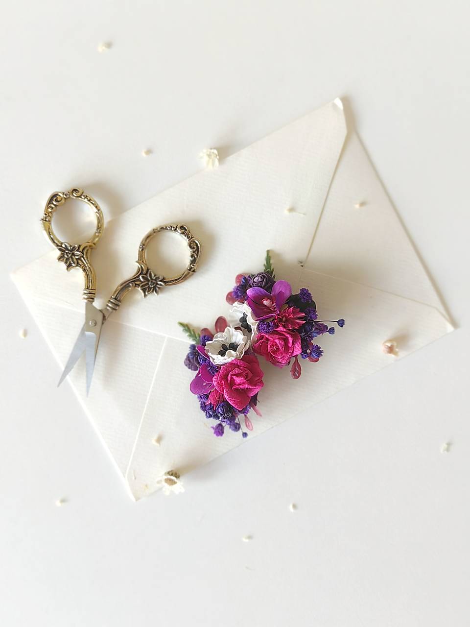 Kvetinové náušnice "s láskou k životu"