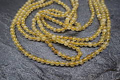 Minerály - Sagenit 5mm šnúra - 17311304_
