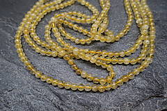 Minerály - Sagenit 5mm šnúra - 17311306_