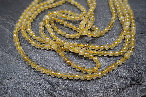Minerály - Sagenit 5mm šnúra - 17311306_