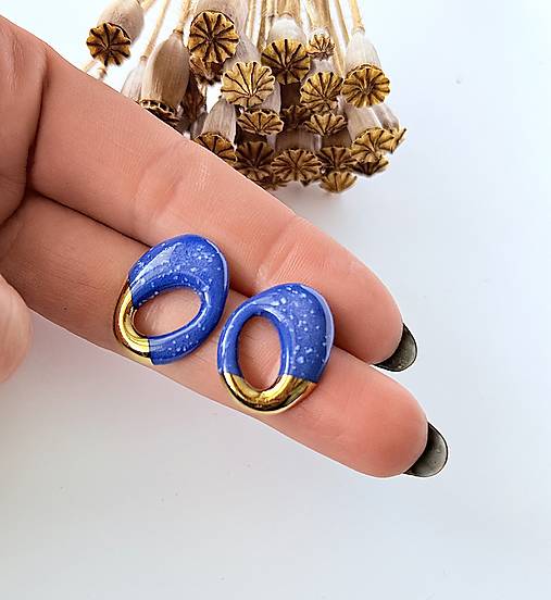 Porcelánové náušnice 