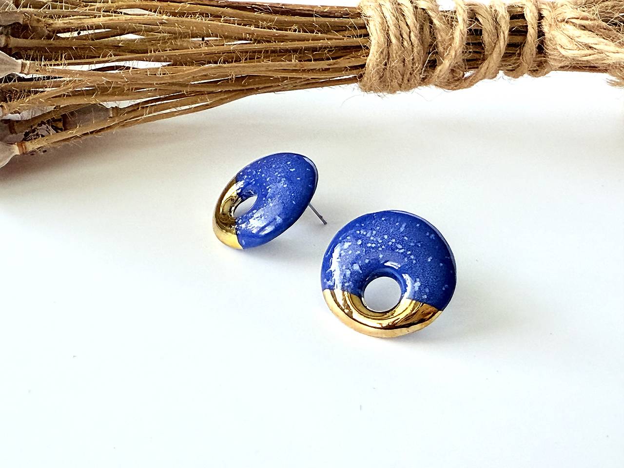 Porcelánové náušnice 