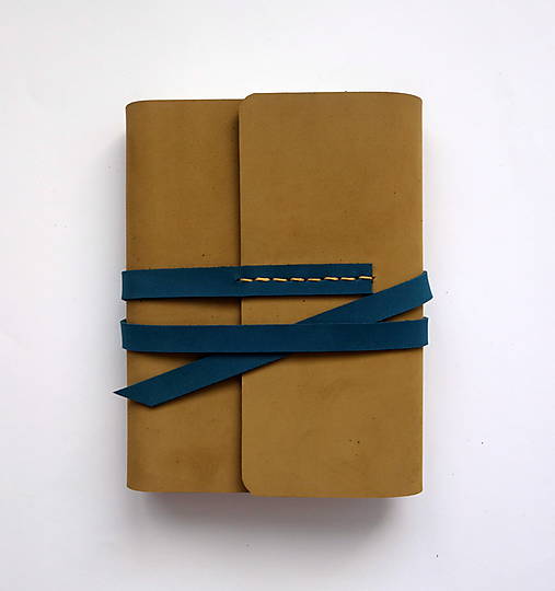 Papiernictvo - Minimalistický kožený zápisník A6/A5/A4 ťavia hnedá - 17313220_