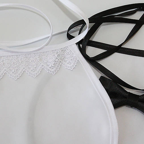 Svadobné podbradníky " nevesta a ženích "