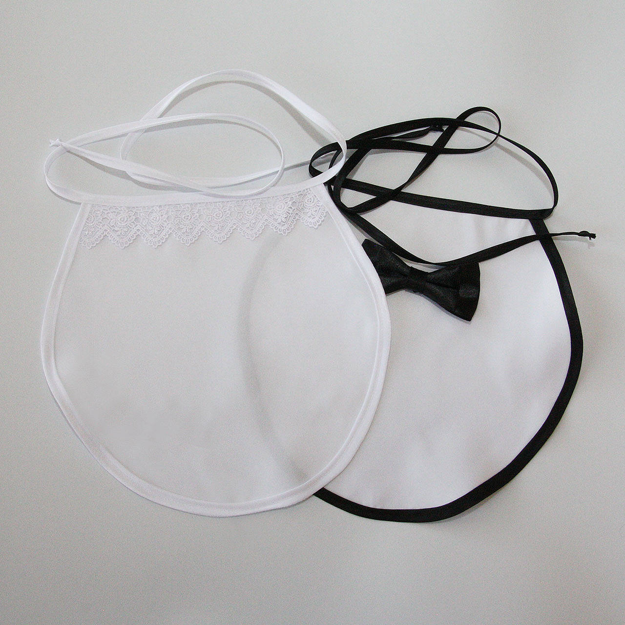 Svadobné podbradníky " nevesta a ženích "