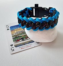 Náramky - Paracord náramok farebne kombinovaný  - 17312528_