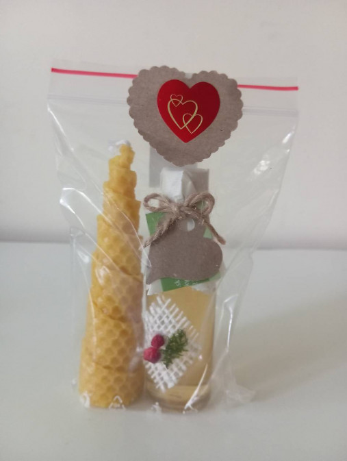 Včelie produkty - Svadobné fľaštičky, prezenty - 17315976_