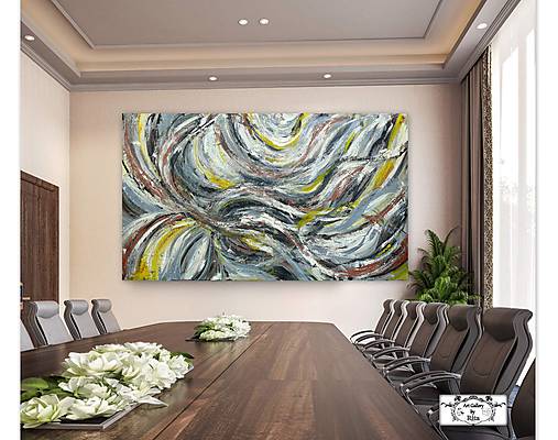 Obrazy - "Cesty života" - abstraktná maľba 3D AKCIA!( 120x70 cm ) - 17316662_