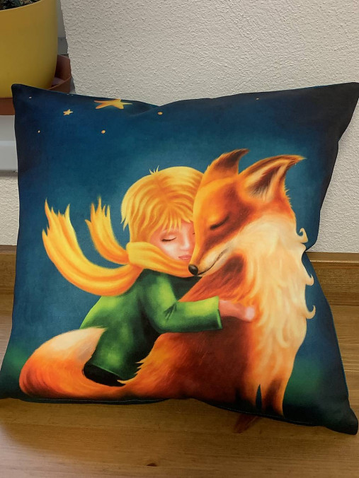 Úžitkový textil - Vankúš Malý princ (40x40cm) - 17317429_
