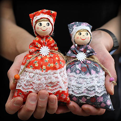 Bábiky plnené levanduľou