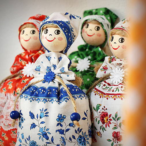 Bábiky plnené levanduľou