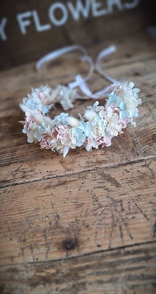 Ozdoby do vlasov - Kvetinková čelenka - 17317484_