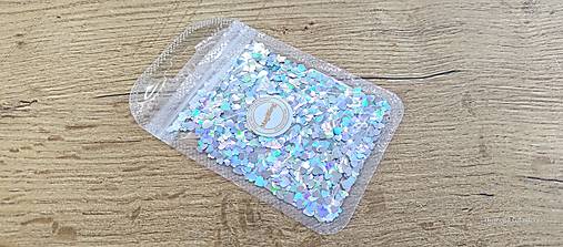 Galantéria - Flitre Srdiečka - 2 gramy  (Crystal AB) - 17319139_