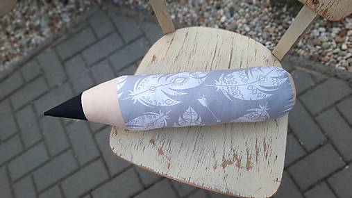 Detský textil - vankúš ceruzka (Pierka) - 17320684_