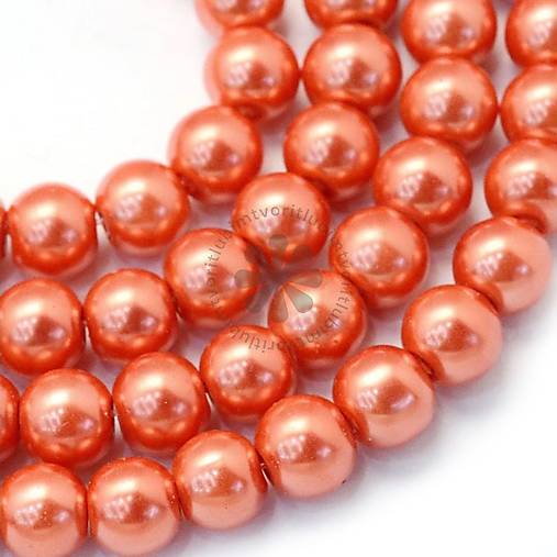 Korálky - (2674) Sklenené perličky, 10 mm - 10 ks - 17322118_