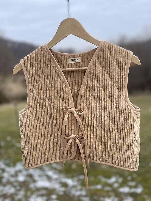 Vesty - Vesta Via menčestrová - Kapučíno - 17323464_