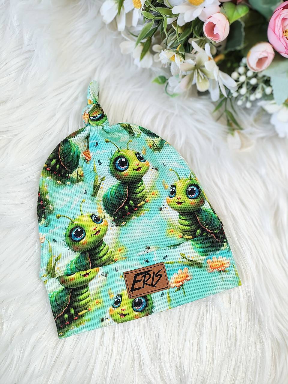 Uzlíková čiapočka HÚSENIČKY