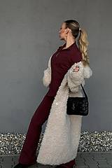 Mikiny - Termo bundička BURGUNDY - 17322743_