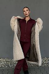 Mikiny - Termo bundička BURGUNDY - 17322744_