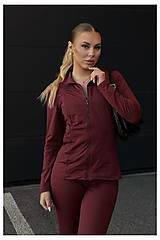 Mikiny - Termo bundička BURGUNDY - 17322746_