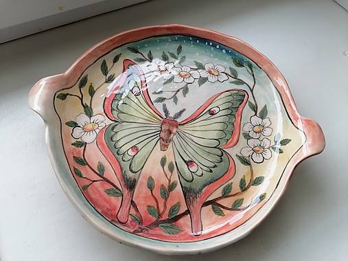 Nádoby - keramika tácka... - 17323972_