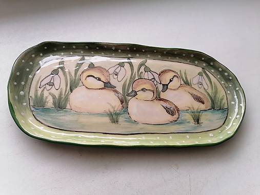 Nádoby - keramika tácka... - 17324014_