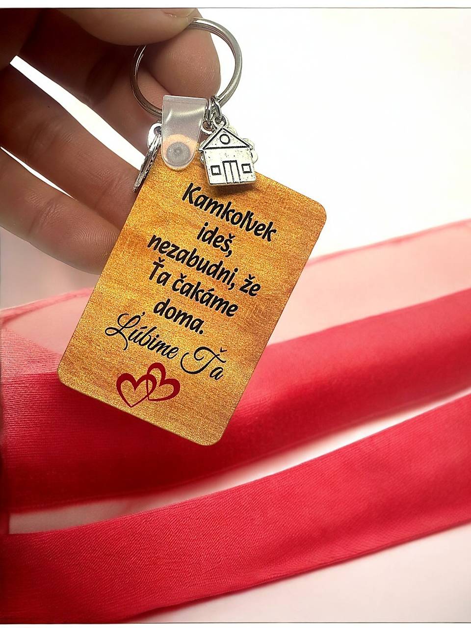 Kľúčenka s textom