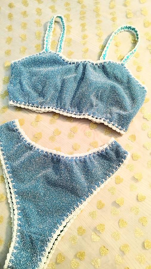 Plavky - Trblietavé plavky Anna - 17322863_