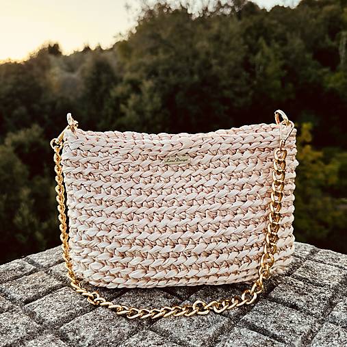 Kabelky - LanaSateenbag púdrová - 17326241_