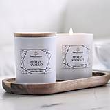 Sviečky - Sviečka zo sójového vosku - Myrha&Kadidlo - 215g/50hod - 17327261_