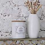 Sviečky - Sviečka zo sójového vosku - Myrha&Kadidlo - 215g/50hod - 17327264_