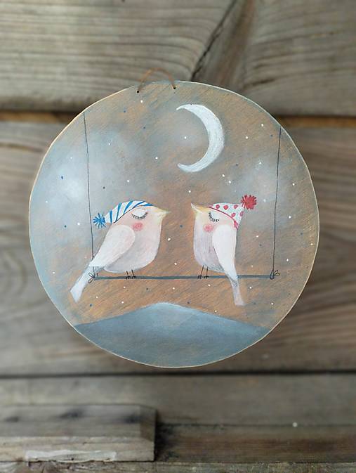 Obrazy - Na hojdačke. - 17326606_