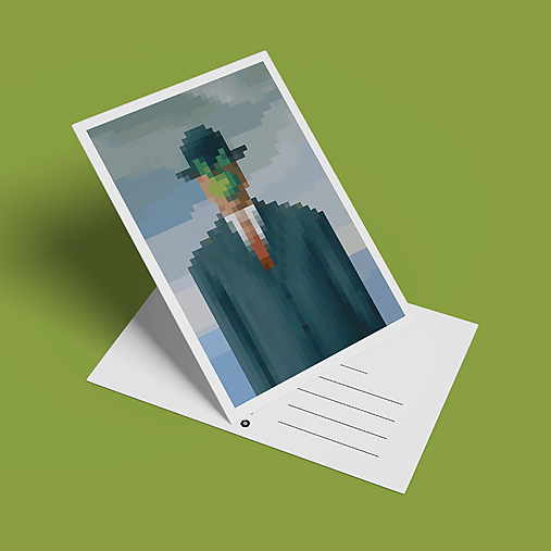Papiernictvo - Pohľadnica Syn človeka - pixelart - 17326684_