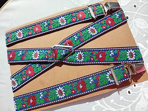 Galantéria - Stuha folk 2,5cm - 17328582_